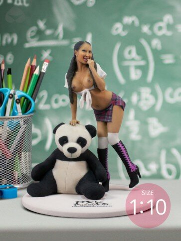 PussyKat - Panda Schoolgirl 1:10